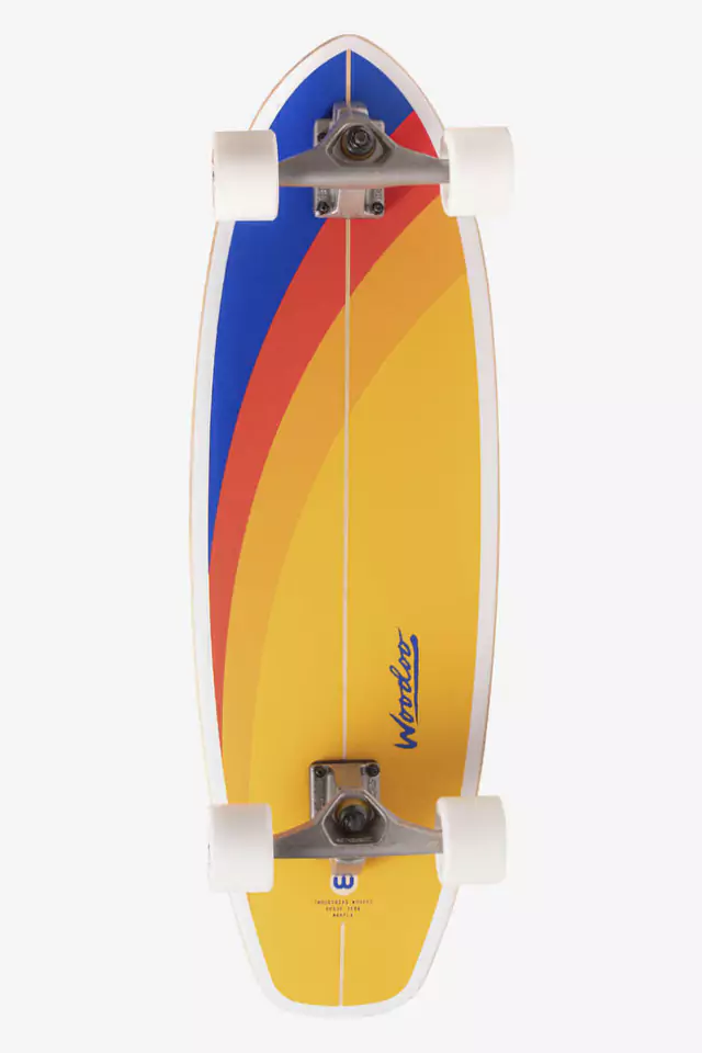 Surfskate WOODOO DAWN PATROL AMARILLO - Imagen 4